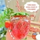 thumbnail image 3 of Vaso de Fresa de Plástico Bonitas Botellas de Agua de con Tapa y Pajita para Decoración de Fiesta de Verano en la Playa de la Selva 500 ml ANGGREK  Otros, 3 of 8