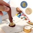thumbnail image 2 of Cuadros Decorativos Mini cera de lacre de la cabeza del sello de la cera de la moda para el regalo de Navidad del poste del sobre de la tarjeta de felicitación Ehuebsd Nuevos Originales, 2 of 9