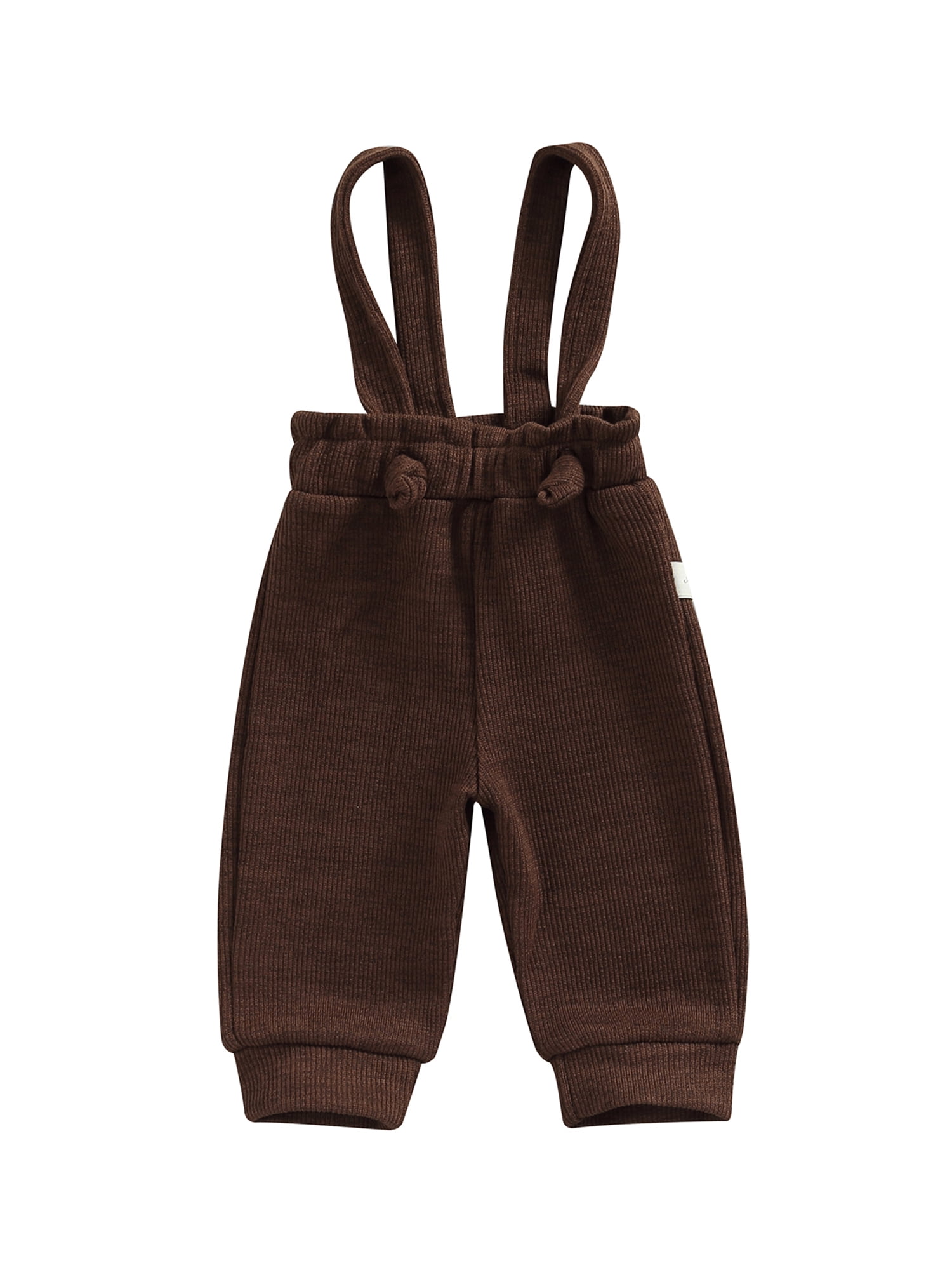 bebeshopdelageyhu Baby Boys Girls Suspender Overalls Corduroy Bib Pants Playsuit Jumpsuits with 2 Pockets Bottom Clothes 