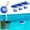 As show, variant on PONPRNGY 3Pcs Collapsible/Retractable Pool Spa Dispenser for Pool, Spa, Hot Tub, and Fountain, Perfect for Inflatable & Above-Ground Pools