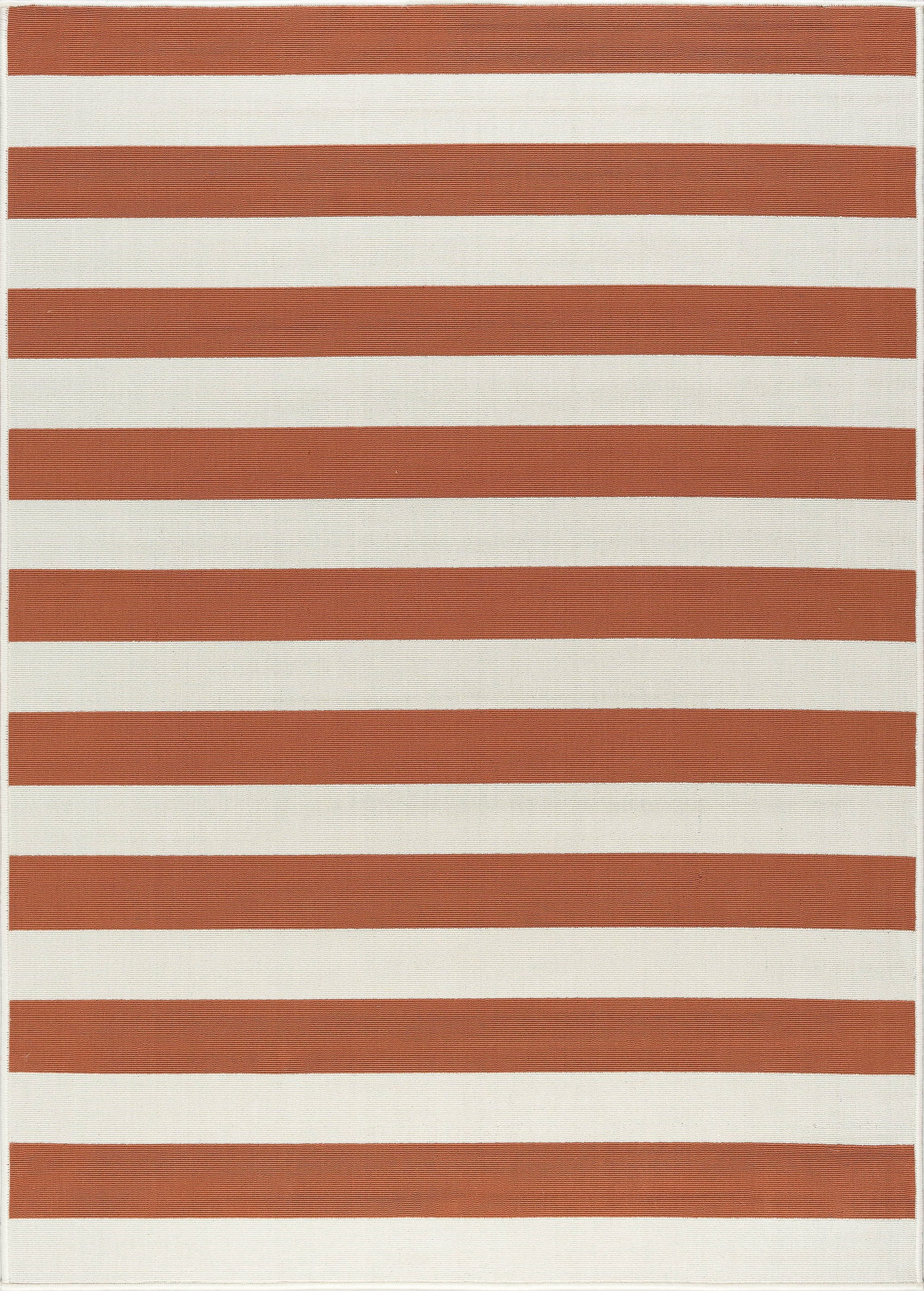 5x8 Water Resistant, Indoor Outdoor Rugs for Patios, Front Door Entry, Entryway, Deck, Porch, Balcony | Outside Area Rug for Patio | Terra, Stripe | Size: 5'3'' x 7'3''