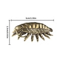 thumbnail image 5 of Misright Brasses Giants Isopod Figurine Multifunctional Antique Ornament for Home Office, 5 of 8
