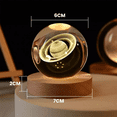 thumbnail image 5 of Lampara De Noche Led 3d Galaxia Bola Cristal Luz Nocturna saturno, 5 of 5