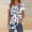 Light Blue 2, variant on Womens Tops 2026 Summer Dressy Casual Floral Printed Short Sleeve Button Down Ruffle Pleated Shirts Loose Fit Cute Work Outfits Blouses