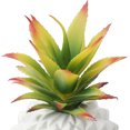 thumbnail image 5 of Artificial Succulent Potted Pineapple Decor - Fake Pineapple Home Office Kitchen Table Decoration (White), 5 of 6