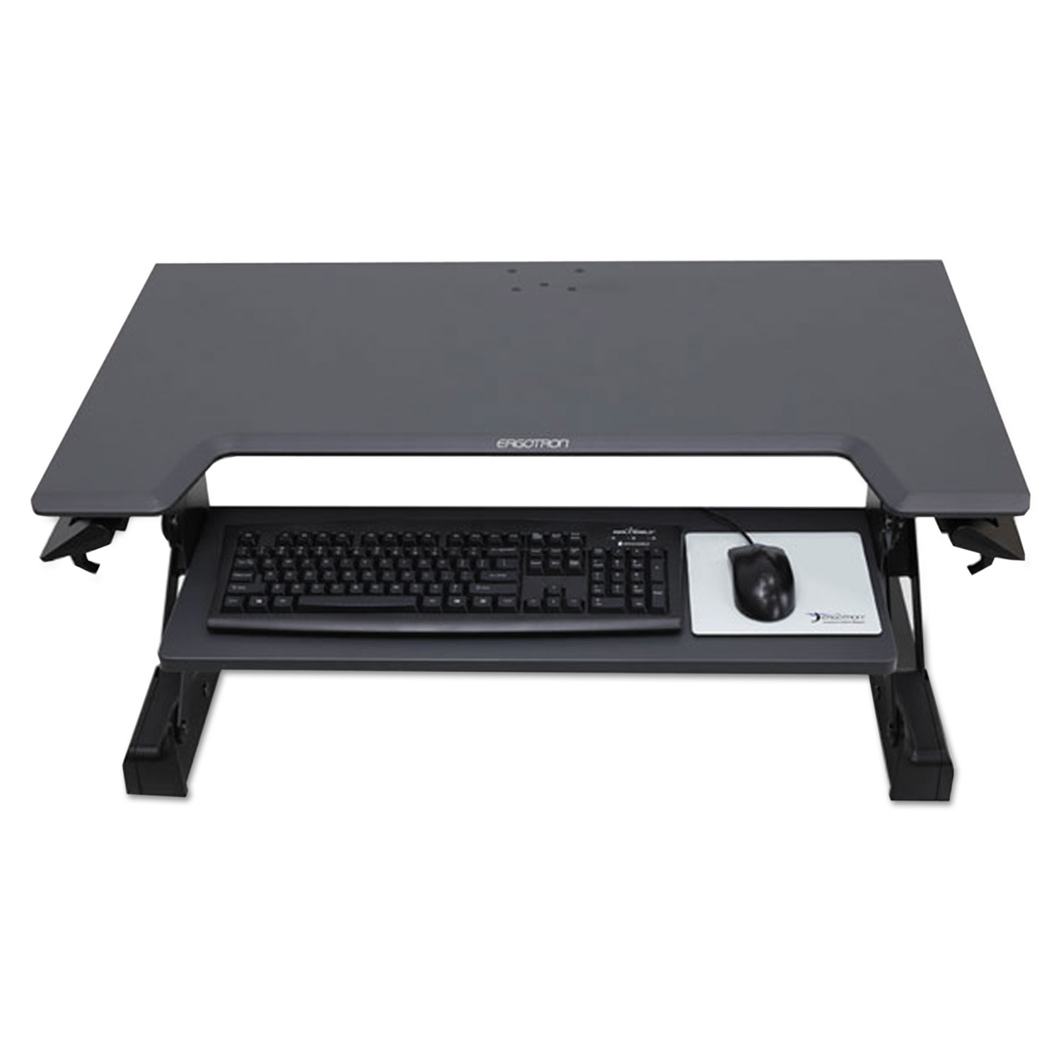 Ergotron WorkFit-TL Adjustable Sit to Stand Standing Desk Workstation Converter - image 3 of 6