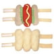 thumbnail image 2 of Disfraces de Halloween divertidos Ropa para mascotas Diseño de perros calientes Perro Ropa para perros Ropa de mascotas Vestido de vestir de fiesta Traje de fiesta - Tamaño L, 2 of 5