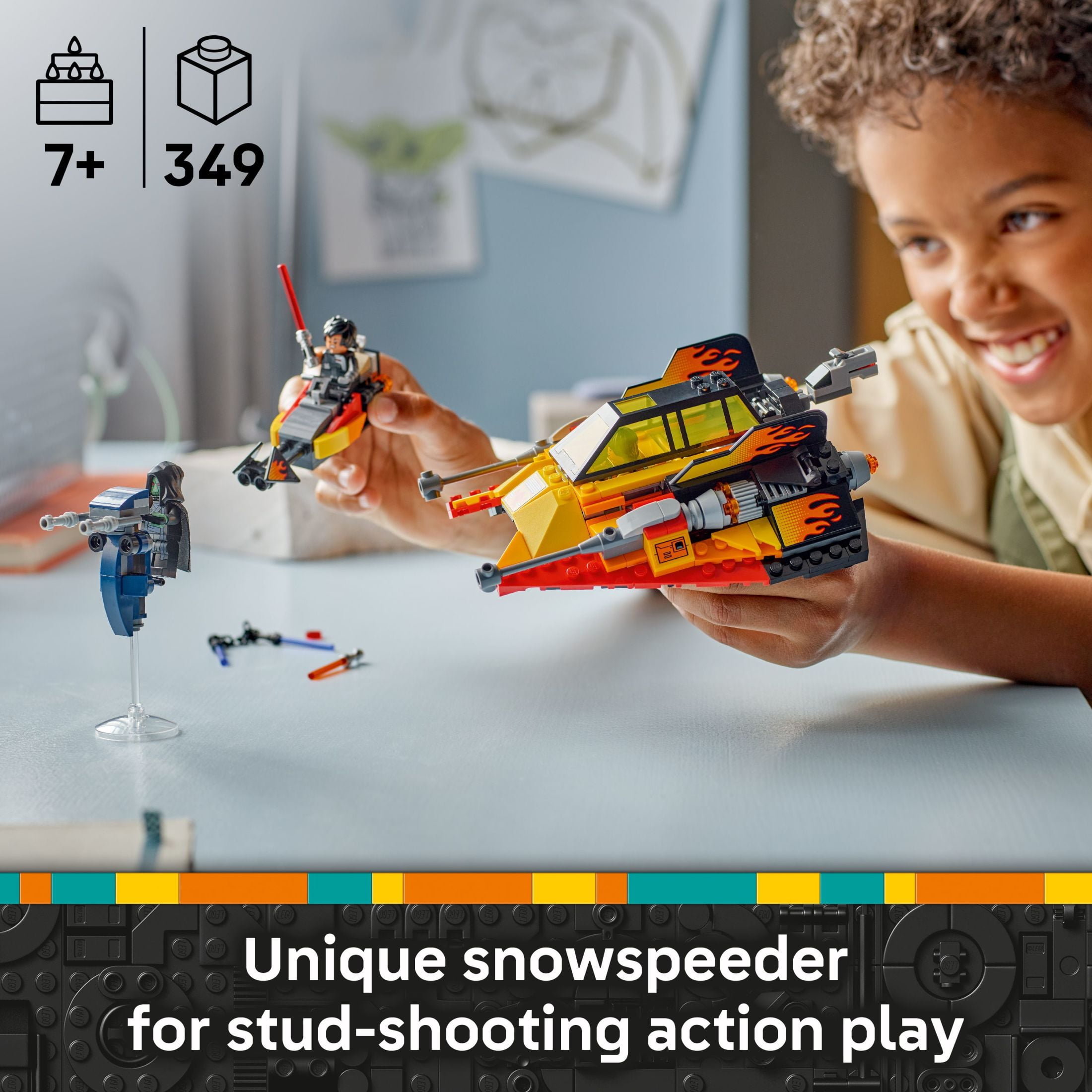 なつ：リピーター割 LEGO Star Wars Rebuild The Galaxy Snowspeeder 75414, 349 pieces