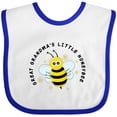 thumbnail image 3 of Inktastic Great Grandma's Little Honeybee Boys or Girls Baby Bib, 3 of 4