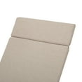 thumbnail image 3 of Anthony Outdoor Chaise Lounge Cushion, Textured Beige, 3 of 10