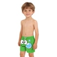 thumbnail image 4 of Pantalones cortos de bolsillo para niños con cordón elástico estampado casual traje de baño pantalones de cinco puntos, 4 of 8