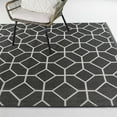 thumbnail image 3 of Balta Bouvard Geometric Trellis Indoor/Outdoor Area Rug Grey 7'10" x 10' 8' x 10' Silver, Khaki, 3 of 20
