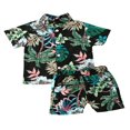 thumbnail image 1 of MesaSe Ensemble d'Été pour Garçons Chemise à Manches Courtes Col Rabattu Shorts, 1 of 5