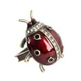 thumbnail image 2 of Saro Lifestyle Ensemble de 4 Anneaux de Serviette Coccinelle Rouge Décoration Inspirée de la Nature, 2 of 4