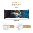 thumbnail image 2 of KLL Ultra Soft Microfiber Body Pillow Cover/Pillowcases 20"x54" with Hidden Zipper Closure-Ocean Coral Turtle, 2 of 5