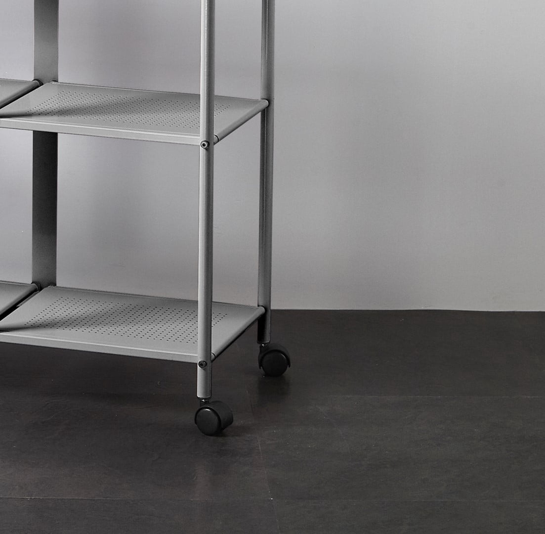 Mainstays 3-Tier Rolling Utility Laundry Cart, Multiple Colors