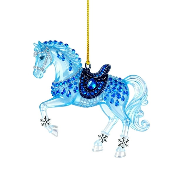 Rapeiae Acrylic 2D Flat Christmas Holiday Trailer Interior Decoration Home Decoration Pendant