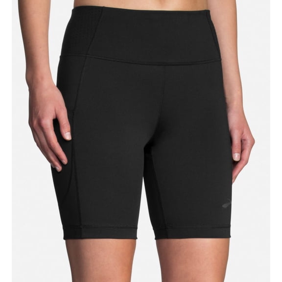 Women's Brooks 221480 Method 8 Inch Short Tight (Black 2X)