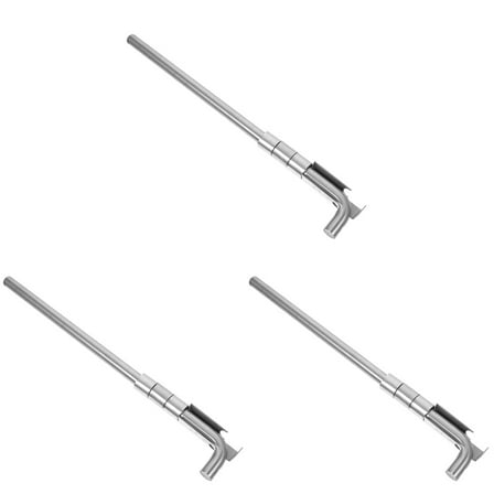 3 Pieces Sliding Door Security Bar Portable Lock Floor Latch Bolt