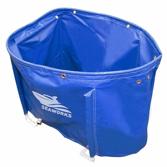 Seaworks Outboard Motor Flushing Bag for Marine Engines & Sterndrives, Heavy-Duty Water Flush Maintenance Tool for Boats & Outboard Motors