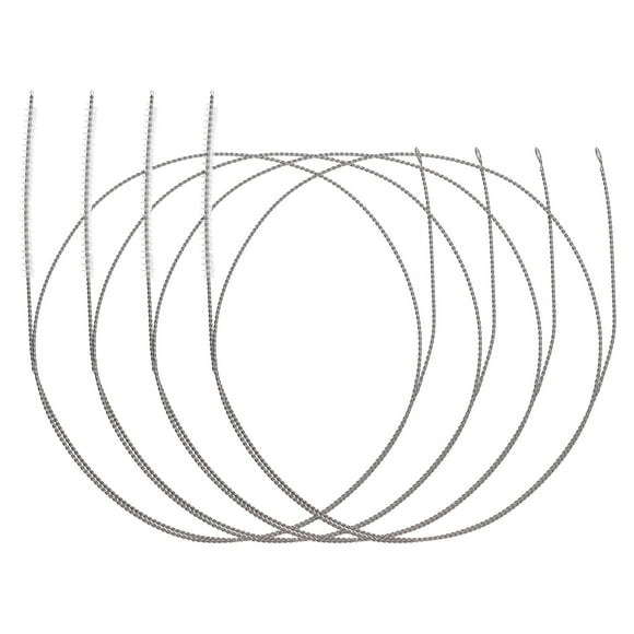 Uxcell Long Tube Pipe Cleaner Brush 39 inch, Extra Long Flexible Straw Cleaning Brush White 4 Pcs