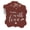 Brown, variant on Inkdotpot Pack Of 50 Made With Love Wedding Paper Tags DIY Craft Bracket Shape Real Silver Foil Hang Tags