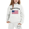 thumbnail image 4 of Icvfdpl Boys Clothes Set Child Girls Long Sleeve Solid Warm Hoodie Pullover Tops Pants Sweat Suit Breathable Streetwear 3 Years-4 Years, 4 of 4