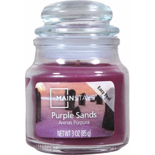Mainstays Jar Candle, Purple Sands, 3 oz