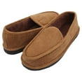 VENTANA Men’s Slippers Corduroy House Shoes Mens Bedroom Slip On