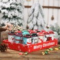 thumbnail image 3 of 6PCS Christmas Gift Box Tin Box Party Gift Container Christmas Decorations (Random Style), 3 of 5
