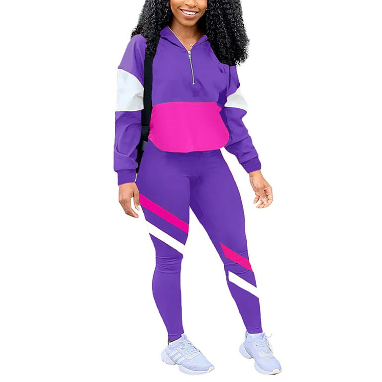 vores Kiks industri Colisha Women Tracksuit Set Casual 2 Piece Jogging Suit Ladies Long Sleeve  Sweatshirt Legging Outfits Sweatsuits - Walmart.com