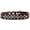 Chocolate, variant on Dog, Puppy and Pet Designer Croc Collar, "Sprinkles Clear Jewel Rimsets"