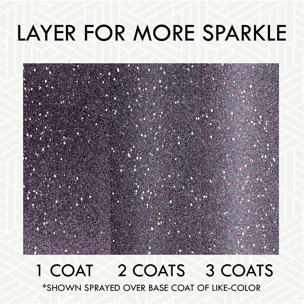 Rust-Oleum Imagine Glitter Spray Paint - Multi-Color, Purple, 10.25 Oz