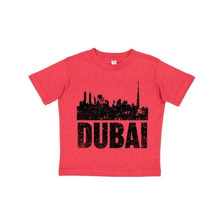 

Inktastic Dubai City Skyline with Grunge Gift Toddler Boy or Toddler Girl T-Shirt