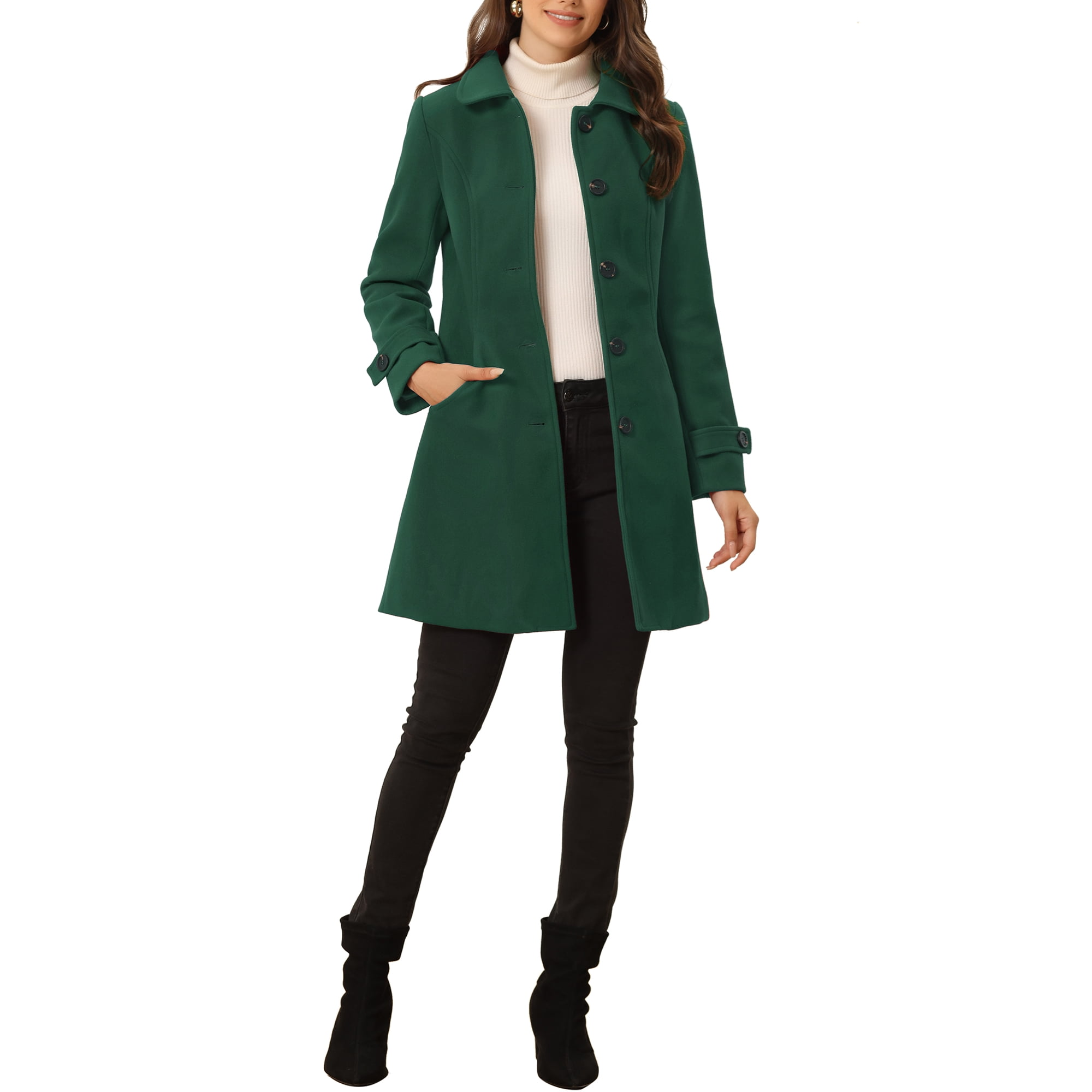 Manteau Trench Original Tricot Chic - Taille F44, Couleur Marron Bronze - Occasion Très Bon état