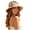 Light Pink-w, variant on Women's Wide Brim Bucket Sun Hat with Butterfly Graphic Breathable Summer Beach Cap