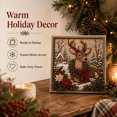 thumbnail image 6 of 3D Christmas Fabric Poke Art Kit with frame,Handmade Fabric Poke Art Kit for Adults & Beginner, Vintage Holiday Handmade Decoration, Easy Relaxing DIY Craft, 6 of 7