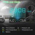 thumbnail image 4 of Tire Pressure Monitor Windowshield Mounting Tire Pressure Monitoring System Wireless Solar TPMS Built-in, 4 of 4