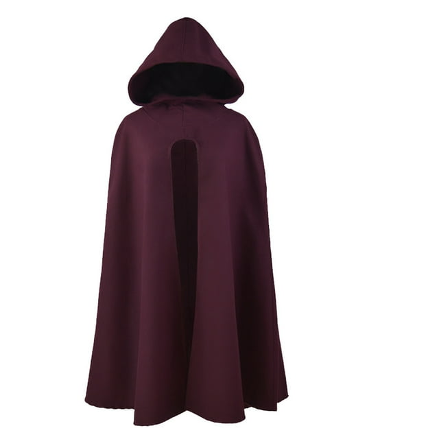 Chal Wraps Para Mujer Otoño Invierno Poncho Frente Abierto Capa Cárdigan de Moda Nuevo Color Sólido de Longitud Media Con Capucha Odeerbi ODB187604