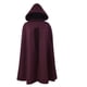 thumbnail image 1 of Chal Wraps Para Mujer Otoño Invierno Poncho Frente Abierto Capa Cárdigan de Moda Nuevo Color Sólido de Longitud Media Con Capucha Odeerbi ODB187601, 1 of 5