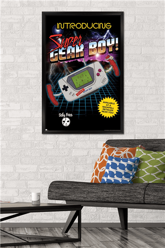 Sally Face - Super Gear Boy Wall Poster, 22.375" x 34" Framed