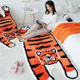 thumbnail image 2 of Tapis en Forme d'Animal 60X120cm - Tapis Léopard Rose Kawaii - Tapis en Forme d'Animal pour Chevet Ou Sol, 2 of 5