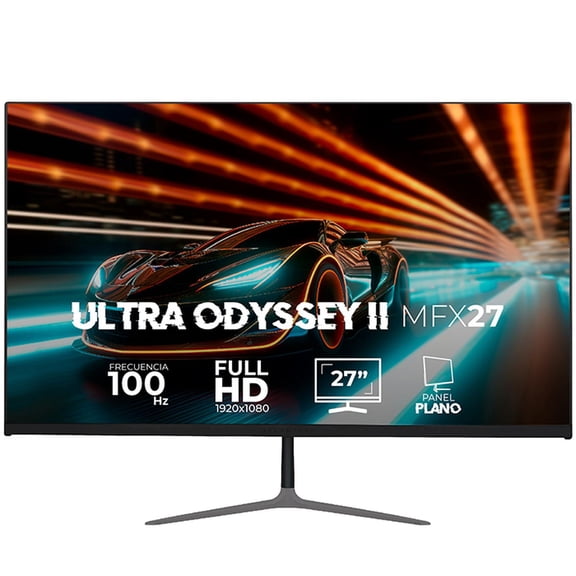 Monitor Gamer 27 BALAM RUSH ULTRA ODYSSEY II MFX27 1ms 100Hz FHD IPS LED HDMI Negro BR-938310 negro