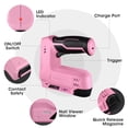 thumbnail image 2 of Pistola inalámbrica 2 en 1 para grapar y clavar WORKPRO 3,6 V Power Pink, 2 of 7