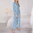 thumbnail image 2 of Bingfone Womens Pajama Sets Corgi Dog Print,Long Sleeve Loungewear Pajamas Set-XX-Large, 2 of 8