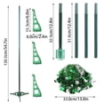 thumbnail image 2 of Árbol de Navidad Orgrimmar, plegable, 1,5 m, con luz LED, 100 LED, 2 of 5