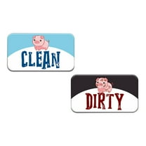 JoyMoreHome Dishwasher Magnet Clean Dirty Sign Shutter Only Changes When You Push It Non-Scratching Adhesive Options Indicator Tells Whether Dishes are Clean or Dirty