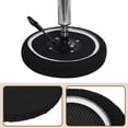 thumbnail image 3 of 2 Pack Round Bar Stool Covers Dia.11"-16", Non-slip Round Seat Cushions for Chairs Stool Slipcovers Black, 3 of 6
