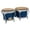 Blue, variant on Tycoon 755123 7 in. & 8.5 in. Concerto Series Bongos - Red