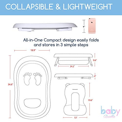 baby brielle bath tub